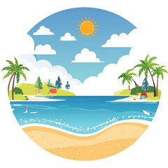 summer holiday background