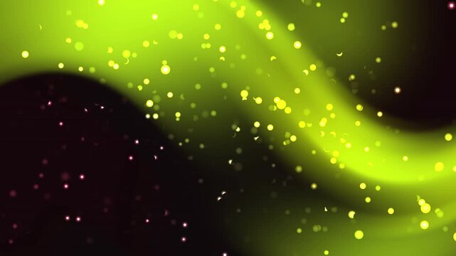 Gradient Whispers of Yellow Darkness with Abstract Dots for Presentation Slides, Product Packaging, App Design, Online Banners, and Desktop Themes