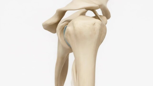Shoulder Joint Anatomy Illustration for Medical or Educational Purposes