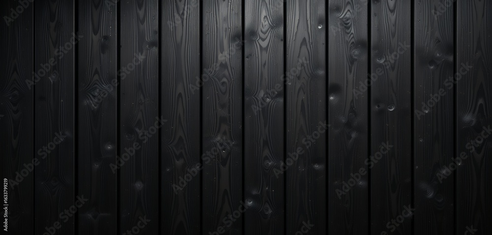 Poster dark wooden planks with subtle texture and natural grain pattern creating sleek background aesthetic