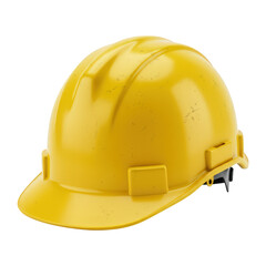 Bright Yellow Construction Safety Hard Hat with Protective Headgear for Industrial Work and Site Safety