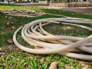 Water hose in the park