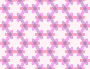 Abstract geometric seamless pattern arranged in a grid layout. Vector illustration.