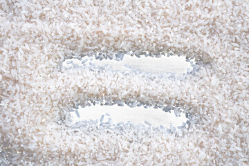 rice background texture with empty space transparent