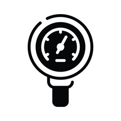 Check out our latest glyph style icon of pressure meter