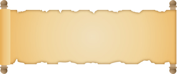 Antique scroll parchment paper vector