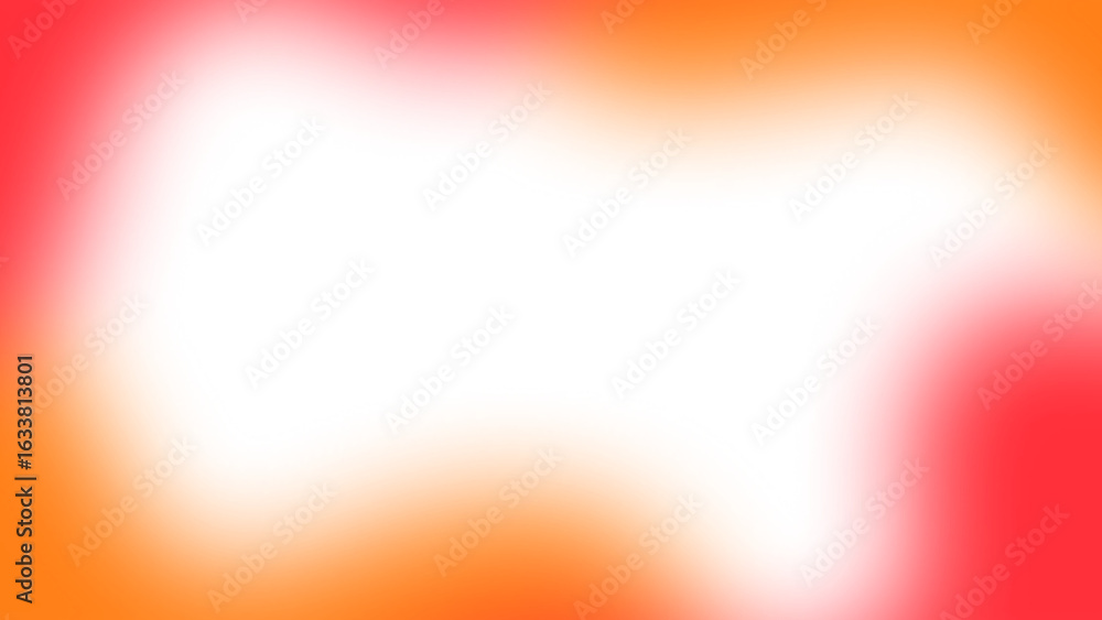 Wall mural abstract red and orange gradient with transparent background