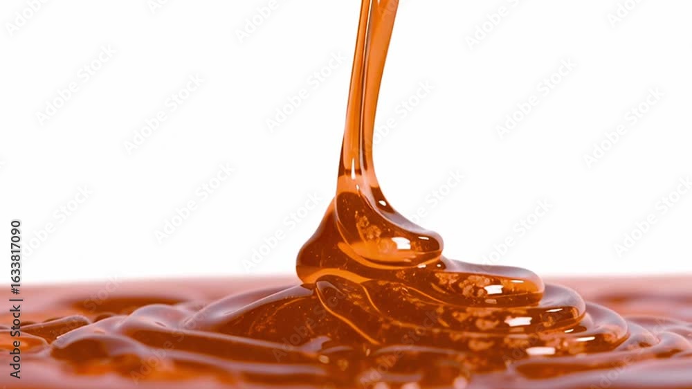 Poster bright orange gel flows smoothly, creating captivating splashes on a flat surface. the texture showc