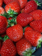 strawberries close up