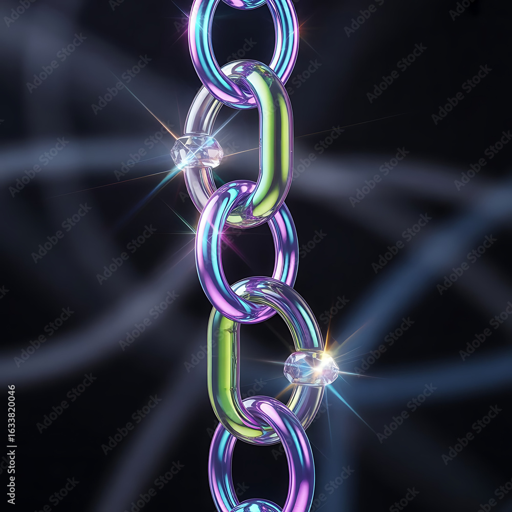 Poster abstract background with a glowing colorful wave of light and vibrant lines