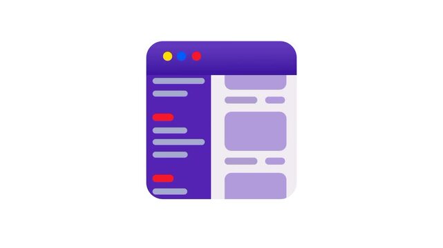 A compact UI layout with multiple columns shows digital structuring and clean website component design