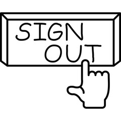 Sign Out Icon