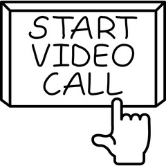Start Video Call Icon