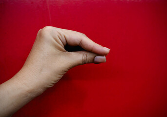 Thumb and forefinger close together,Human hand gesture meaning 