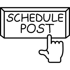 Schedule Post Icon