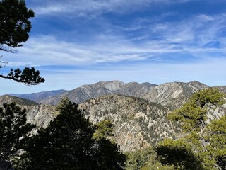 View of Distant Mt Baldy