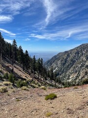 The Cucamonga Mountain Ridge