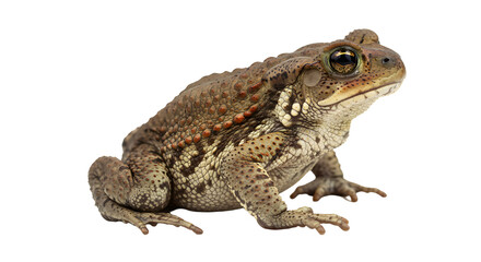 Fototapeta premium Warty amphibian portrait showcasing textured skin