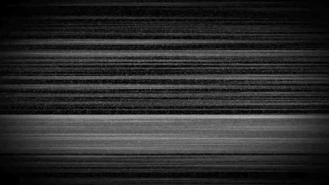 Glitch noise overlay with static error, and no signal TV effect for retro video editing.