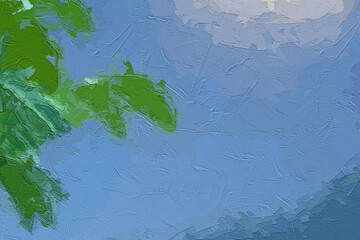 Various oil paintings, flowers, tulips, lakes, waterfalls, landscapes, goats, streams, forests, roses, peonies, butterflies