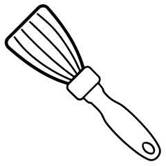 Obraz premium kitchen whisk isolated on white