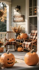 Obraz premium Halloween festival Artwork and Creepy Atmosphere