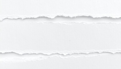 Grey torn paper edge isolated on white background creates a textured, rough, and vintage look, perfect for design projects, presentations, scrapbooking, and artistic compositions requiring authentic d