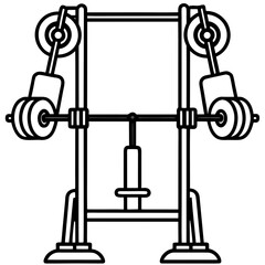 combo weigh lifting machine