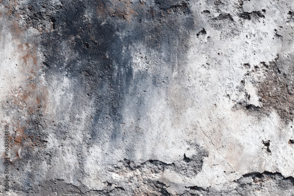 Poster abstract texture background grey white and black concrete design with on transparent background