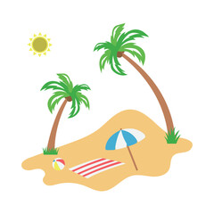 Summer Beach Vector