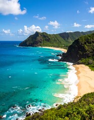 Scenic Hawaiian beach