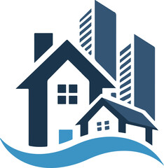 Home House Builders Repair Remodeling Logo Design Vector Icon Illustrations.