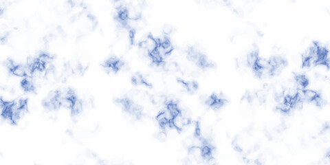 An abstract blue background with fluffy white clouds and snowflakes suggests a cold, winter sky