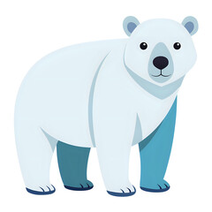 Naklejka premium bear, vector illustration white background