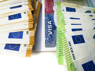 Entry tax to the USA, visa fee, visa tax, deposit euro upon entry to the USA, deposit of money in...