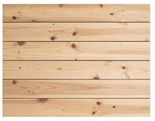 Fototapeta premium Light-colored wood planks arranged horizontally, showcasing natural grain and knots