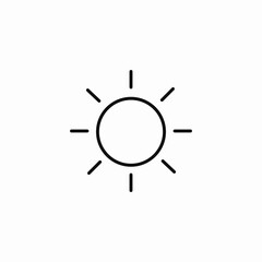 bright sunny day shining icon sign vector