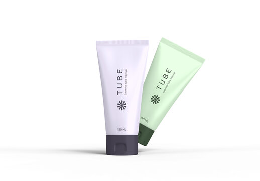 Cosmetic Tube Mockup