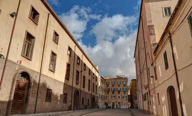 Fototapeta premium rues de Sassari en Sardaigne