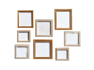 Fototapeta premium Miniature Canvas Frame Pack Ideal For Display