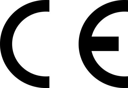 CE marking. Conformity mark the EU standards. The packaging or packaged material complies with the environmental and technical requirements established in the countries the European Union.