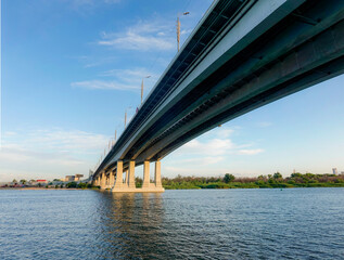 Voroshilovsky bridge in Rostov