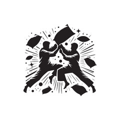 Pillow Fight Vector (1).eps