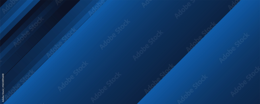 Poster blue black abstract background geometry shine and layer element vector for presentation design. suit