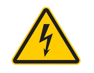 Warning sign, high voltage