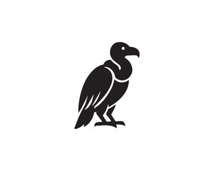 Fototapeta premium Vulture icon vector design illustration.
