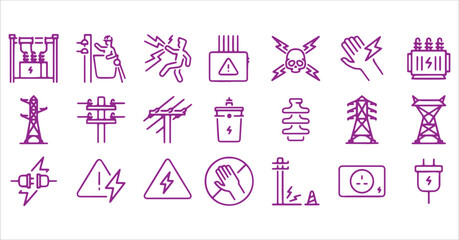 Electric Insulator Icon | Power Line Equipment Symbol