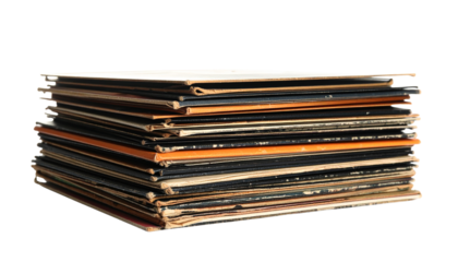 stack of files isolated