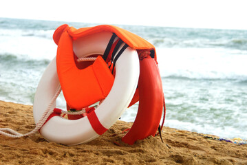 Prepared for Safety: Lifesaving Gear by the Shore
