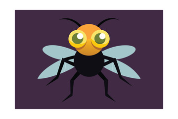 Insect Creature with Padel Ball Eyes